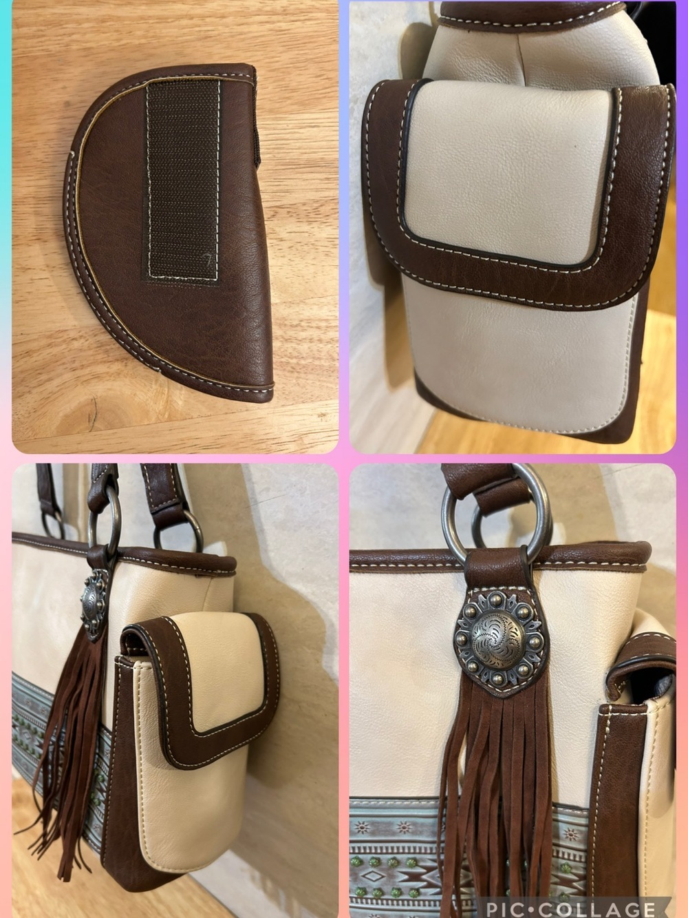 Nocona Women's Nicole Satchel, Western-Style Concealed Carry - Picture 7 of 15